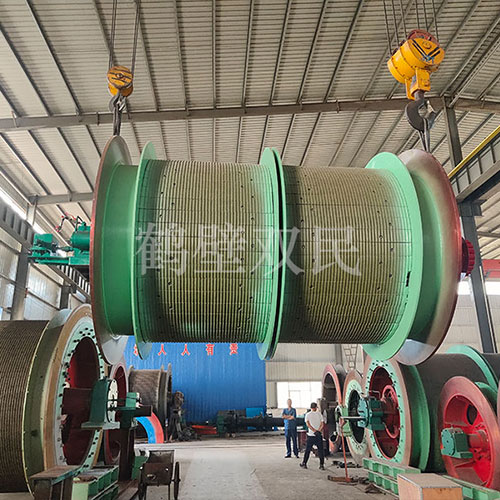 雙筒2米單繩纏繞式礦井提升機(jī)發(fā)貨！