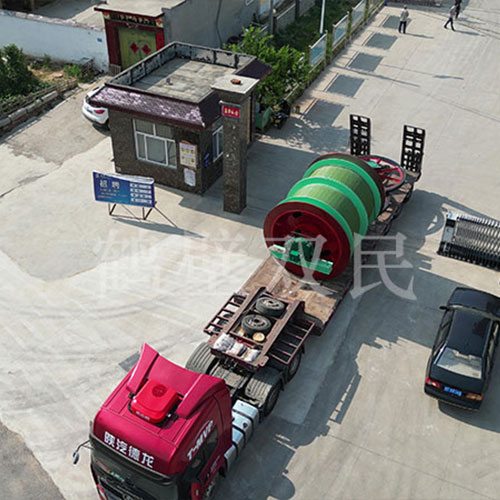 鶴壁雙民雙筒2.5米礦井提升機(jī)發(fā)貨！